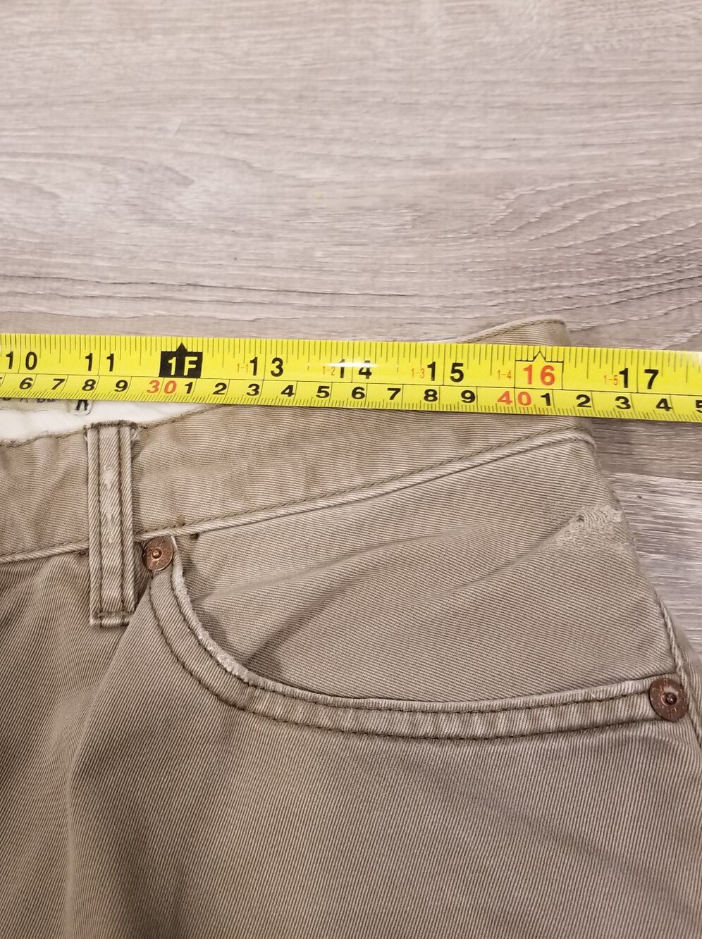 Vintage Polo Ralph Lauren Classic 867 Jeans Mens 33x30 Tan Khaki Retro Comfort - Picture 9 of 10